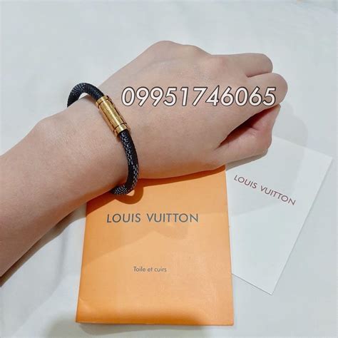 louis vuitton wristlet damier|lv confidential bracelet.